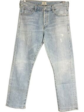 Citizens of Humanity Emerson Slim Boyfriend Jeans Light Blue